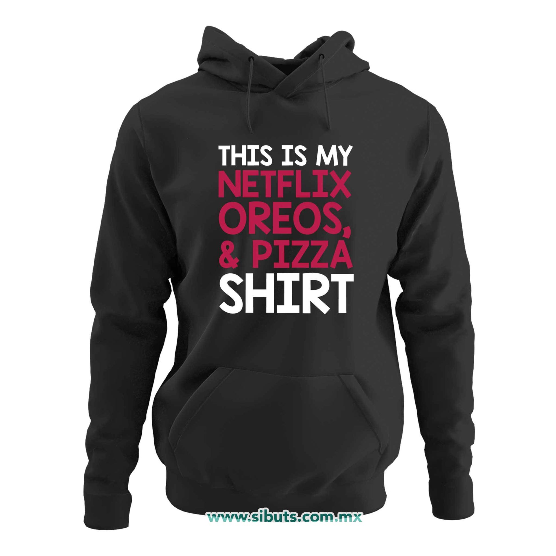 Sudadera Mujer Gorro Frase Netflix Shirt