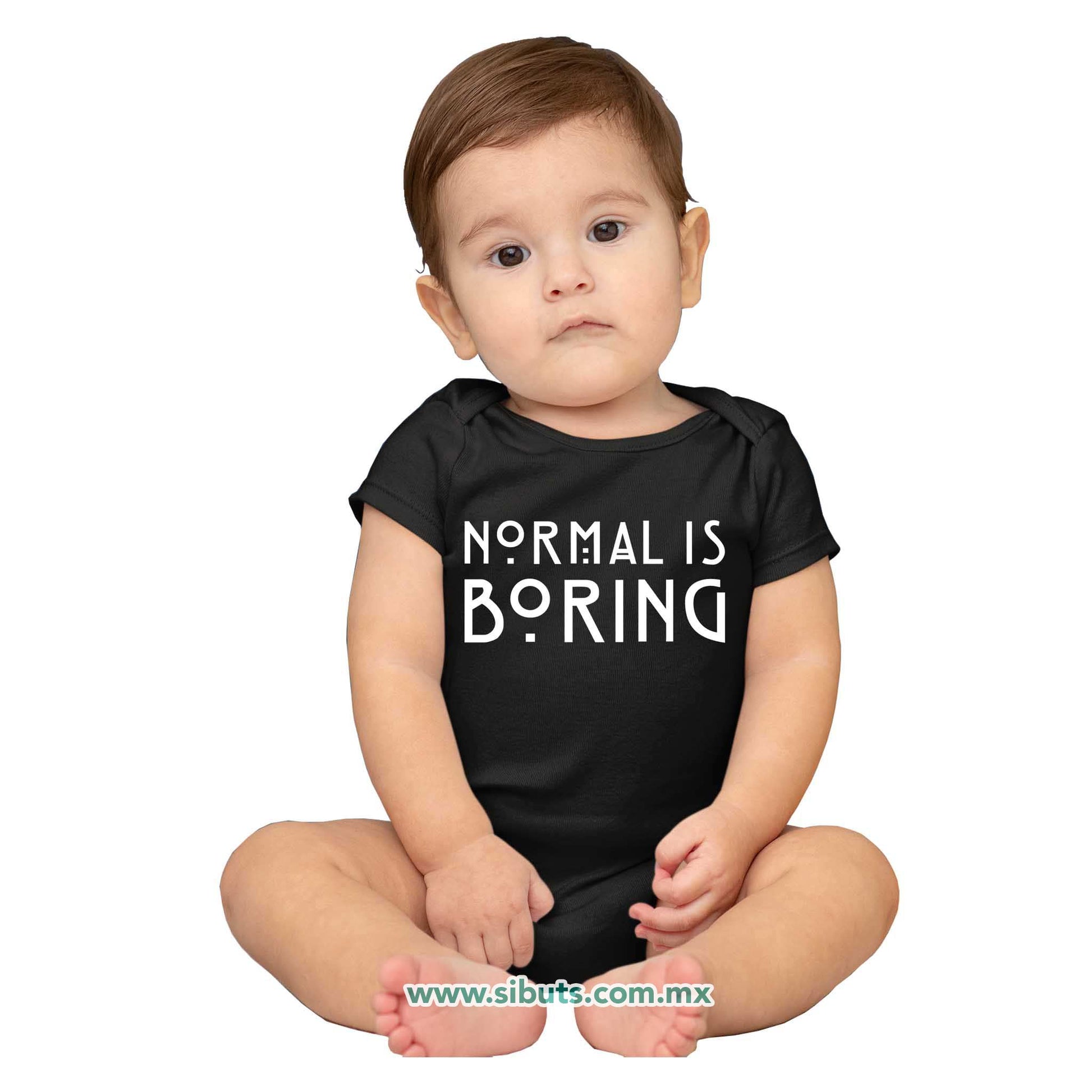 Pañalero Bebé Frase Normal Is Boring