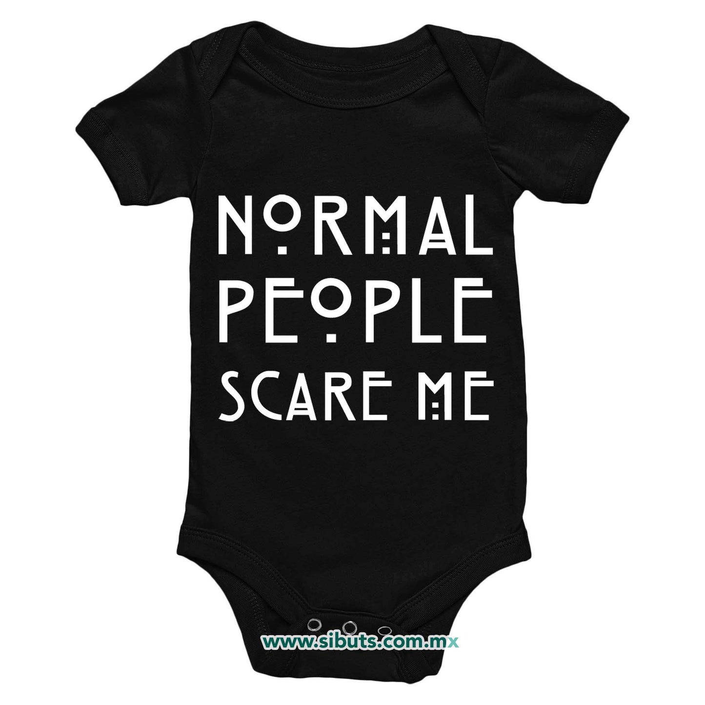 Pañalero Bebé Frase Normal People Scare Me