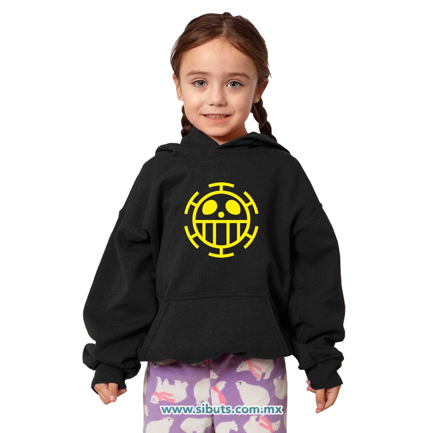 Sudadera Niño Gorro Anime One Piece