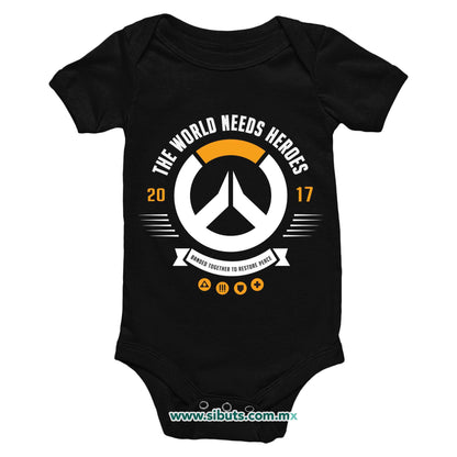 Pañalero Bebé Overwatch World Needs Heroes Gamer