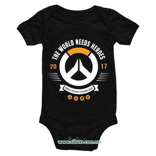 Pañalero Bebé Overwatch World Needs Heroes Gamer