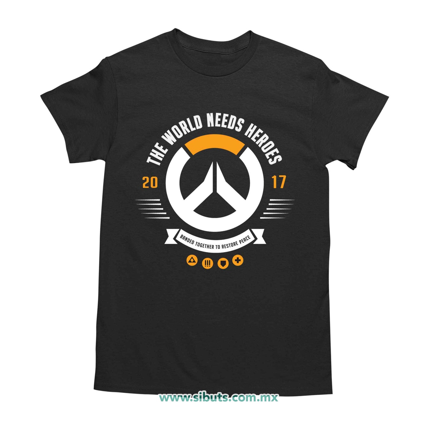 Playera Hombre Overwatch World Needs Heroes Gamer