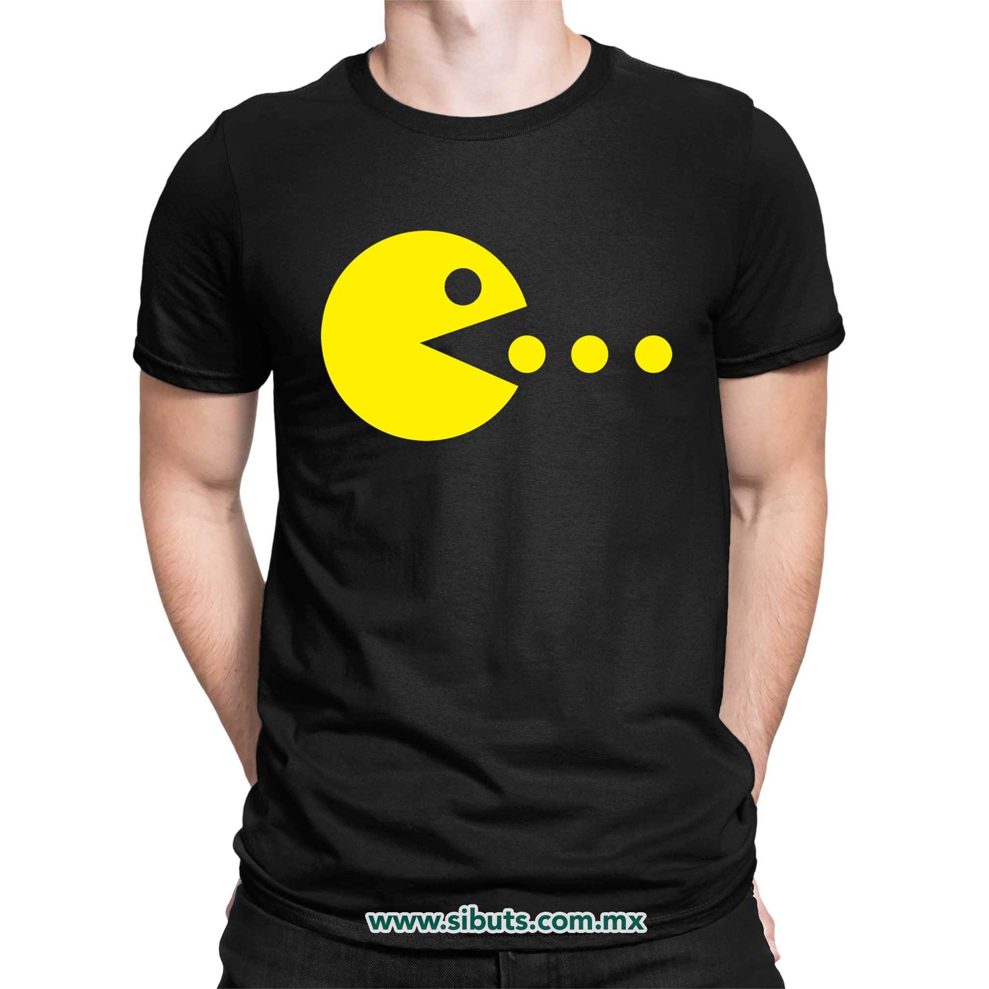 Playera Hombre Pacman Gamer