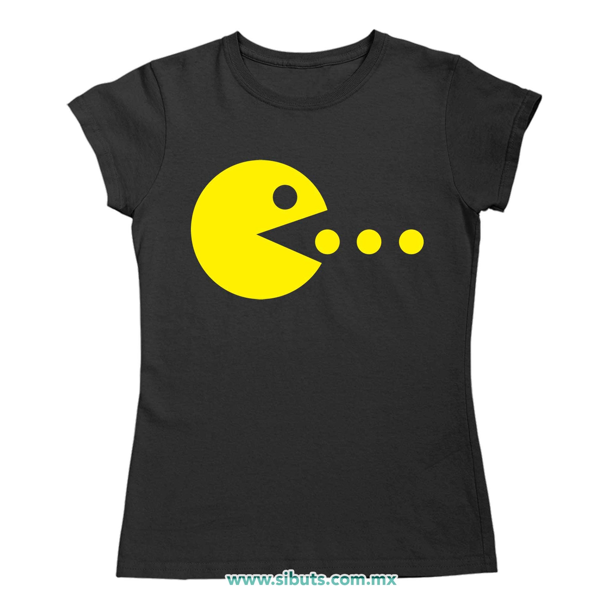 Playera Mujer Pacman Gamer