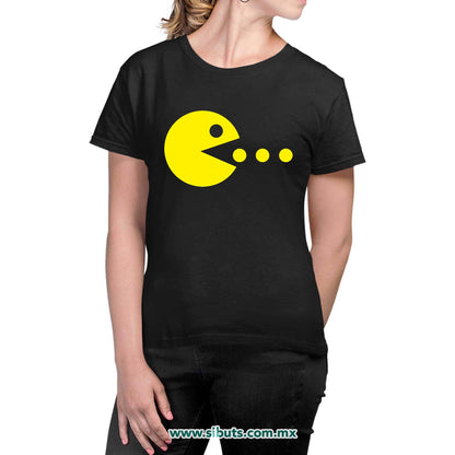 Playera Mujer Pacman Gamer