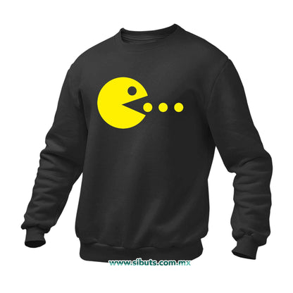 Sudadera Hombre Cuello Redondo Pacman Gamer