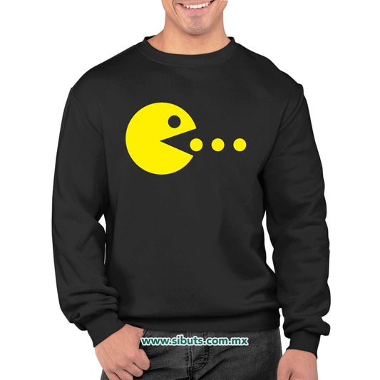 Sudadera Hombre Cuello Redondo Pacman Gamer