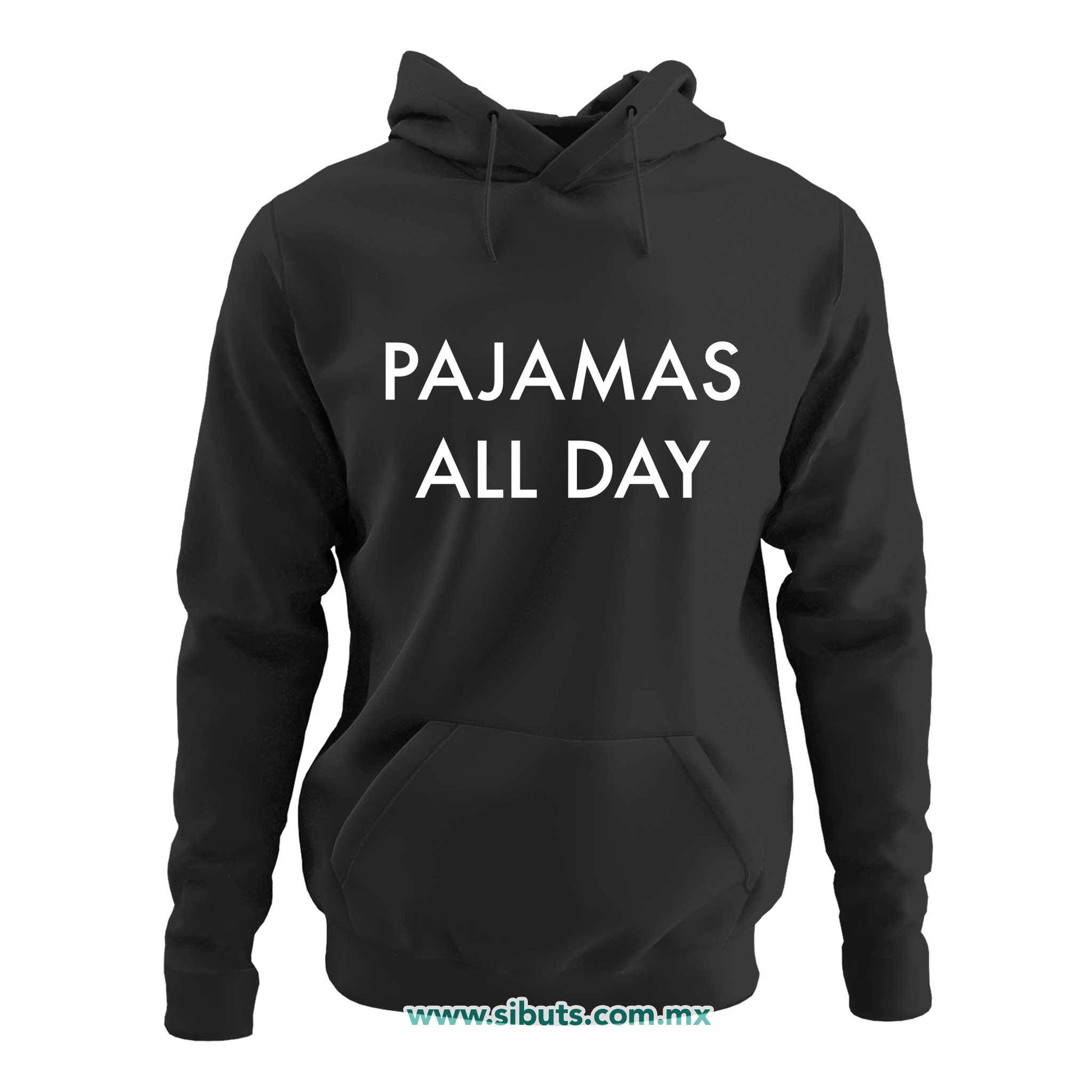 Sudadera Mujer Gorro Frase Pajamas All Day Pijamas