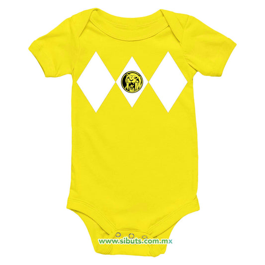 Pañalero Bebé Power Ranger Amarillo