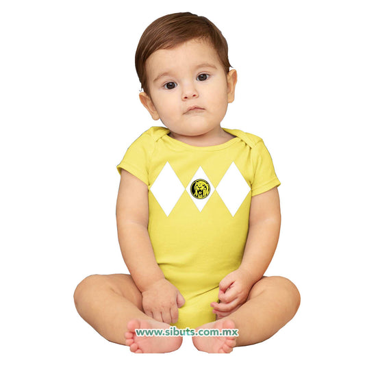 Pañalero Bebé Power Ranger Amarillo