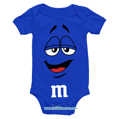 Pañalero Bebé Chocolate M&M Azul