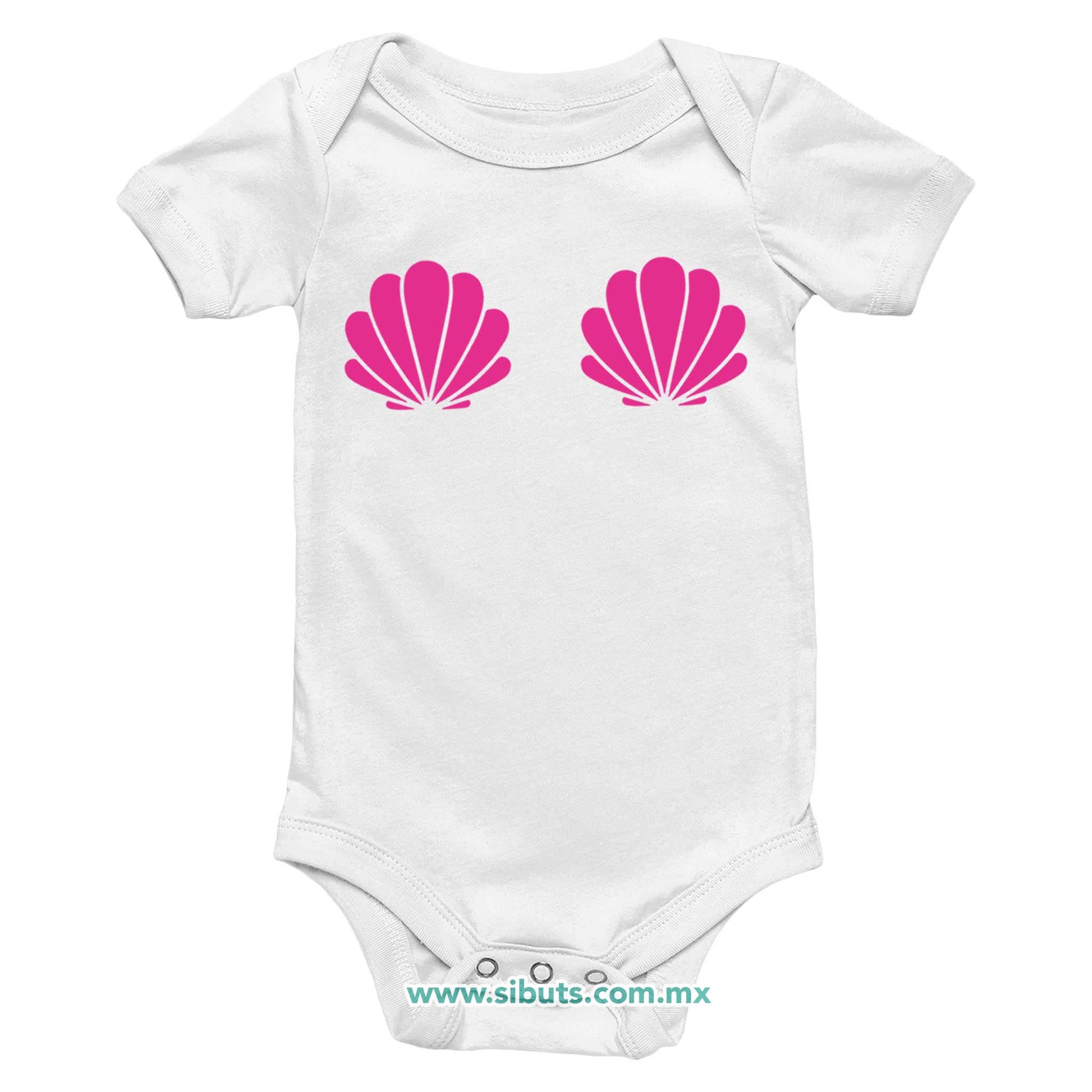 Pañalero Bebé Conchas Sirena