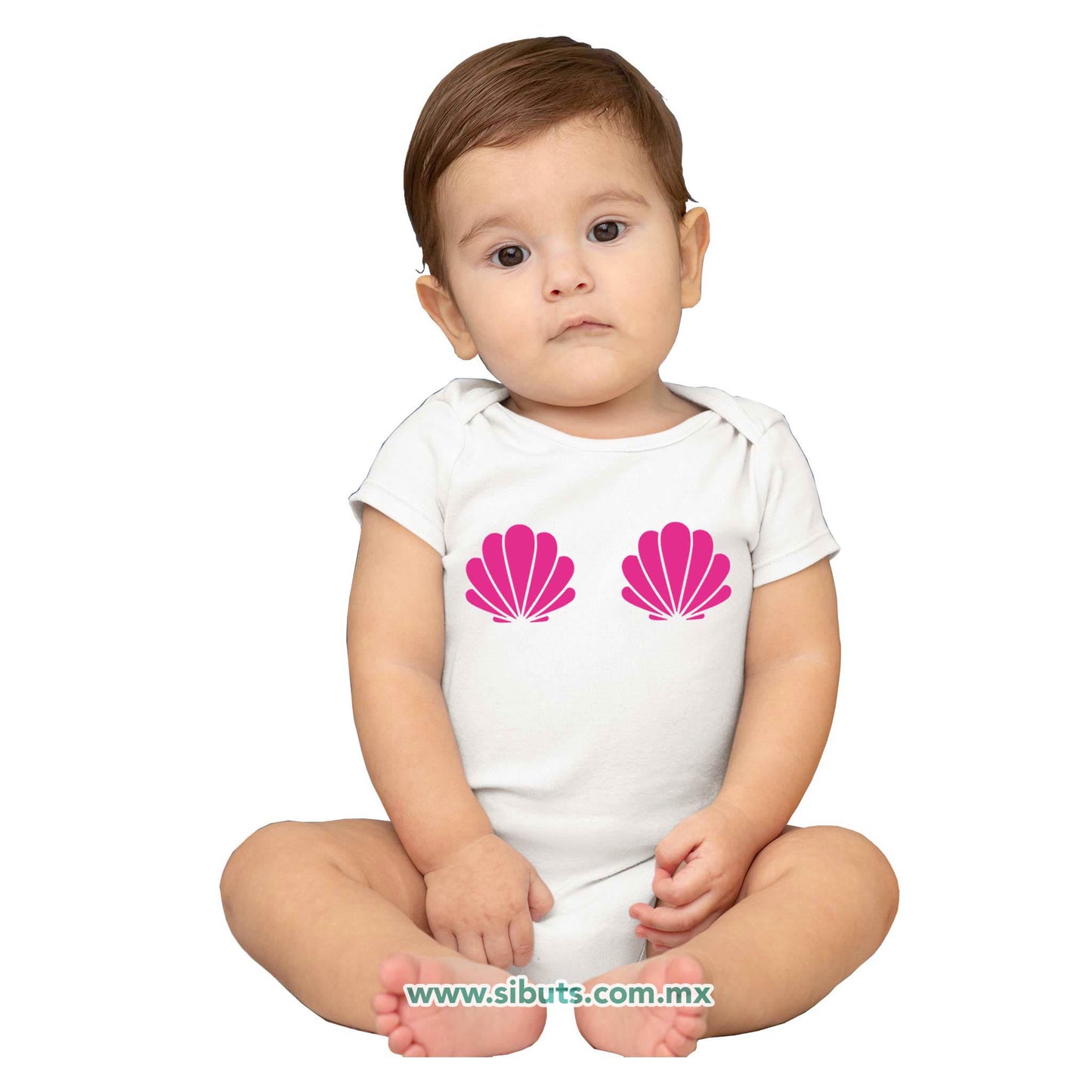 Pañalero Bebé Conchas Sirena