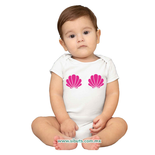 Pañalero Bebé Conchas Sirena