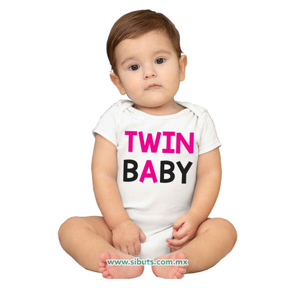 Pañalero Bebé Gemelos Twin Baby Rosa