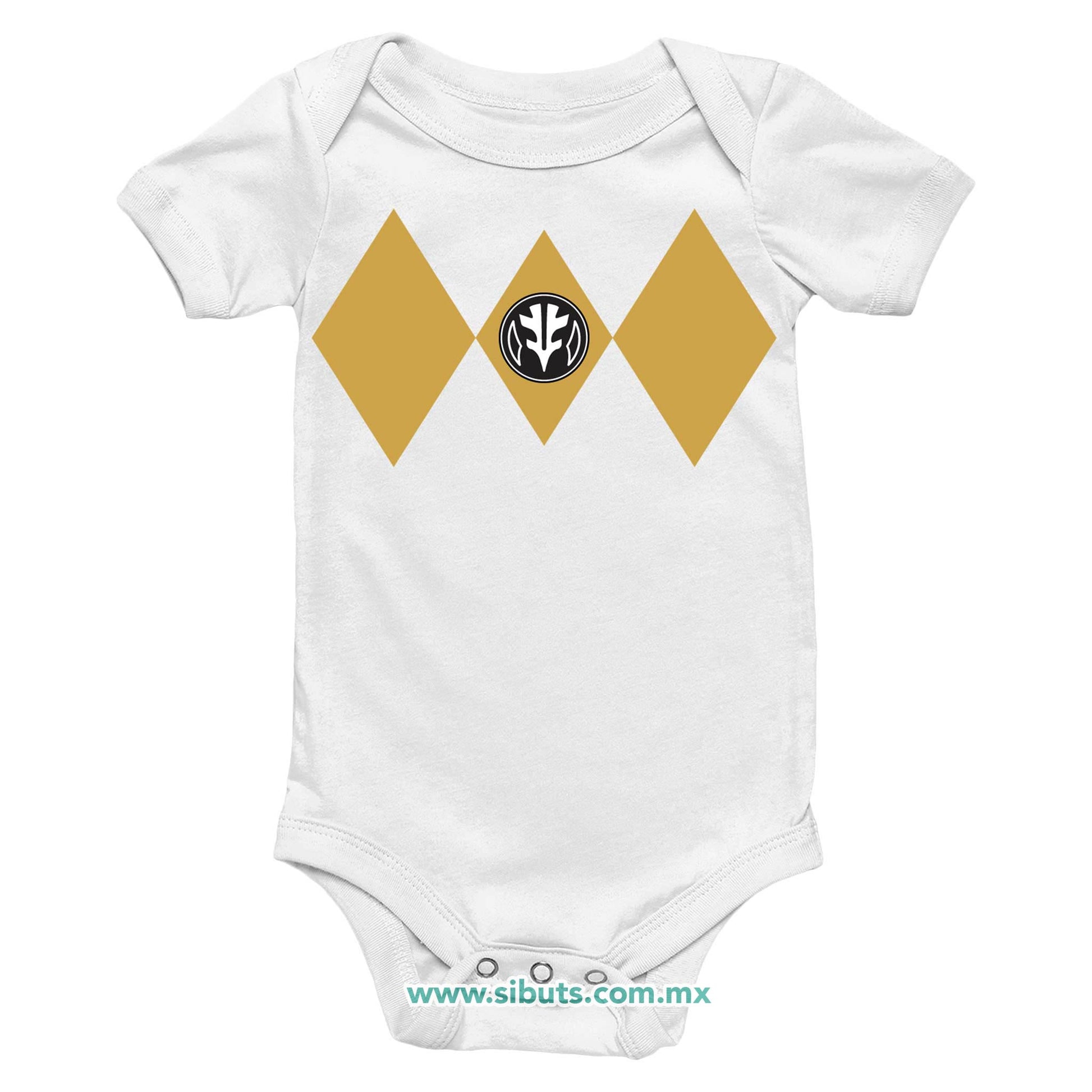 Pañalero Bebé Power Ranger Blanco
