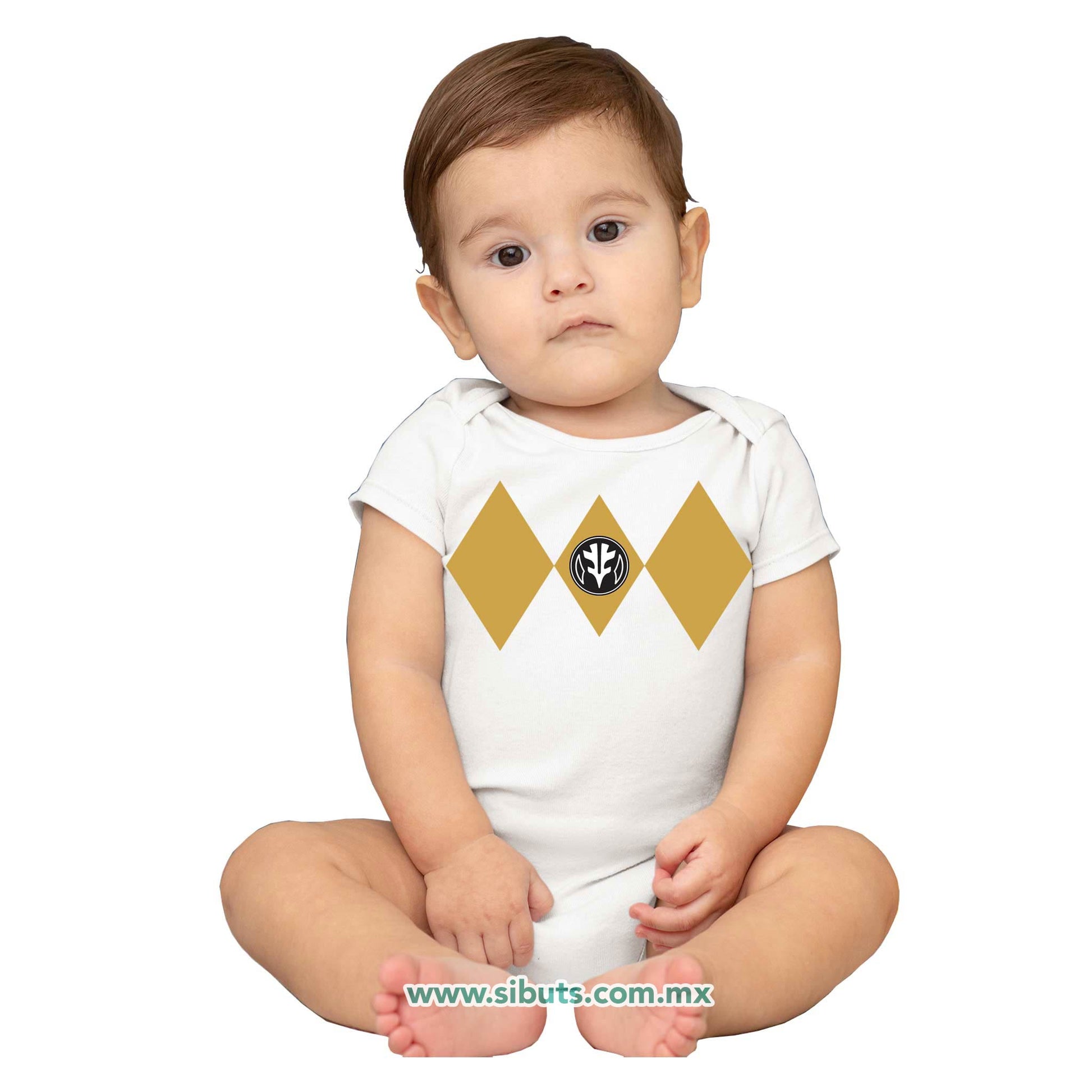 Pañalero Bebé Power Ranger Blanco