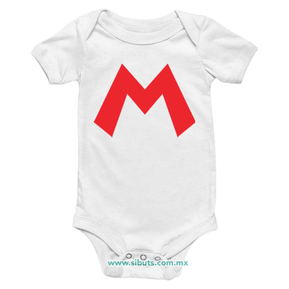 Pañalero Bebé Super Mario Bross Rojo