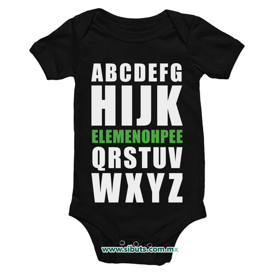 Pañalero Bebé Abecedario