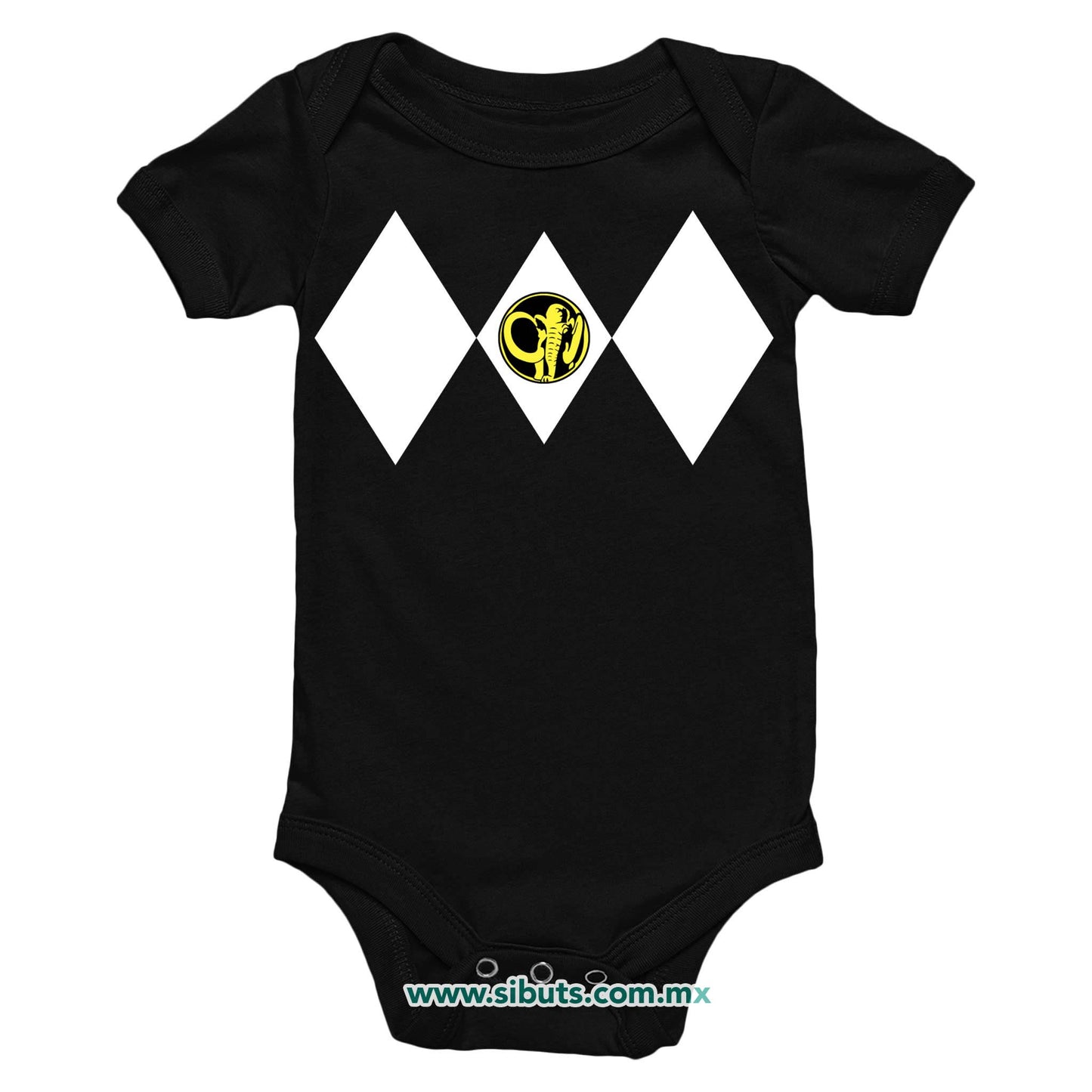Pañalero Bebé Power Ranger Negro