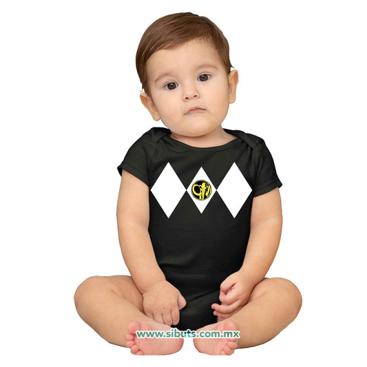 Pañalero Bebé Power Ranger Negro