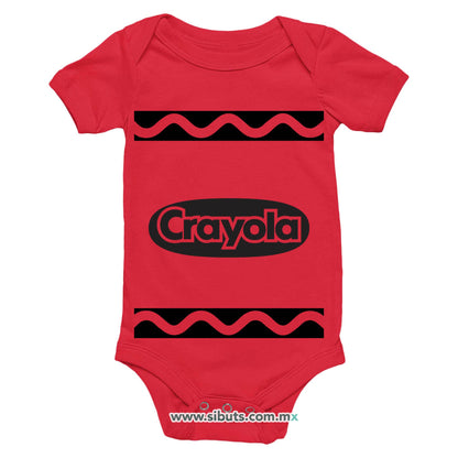Pañalero Bebé Crayola Rojo