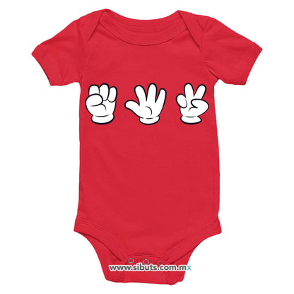 Pañalero Bebé Juego Piedra Papel O Tijera