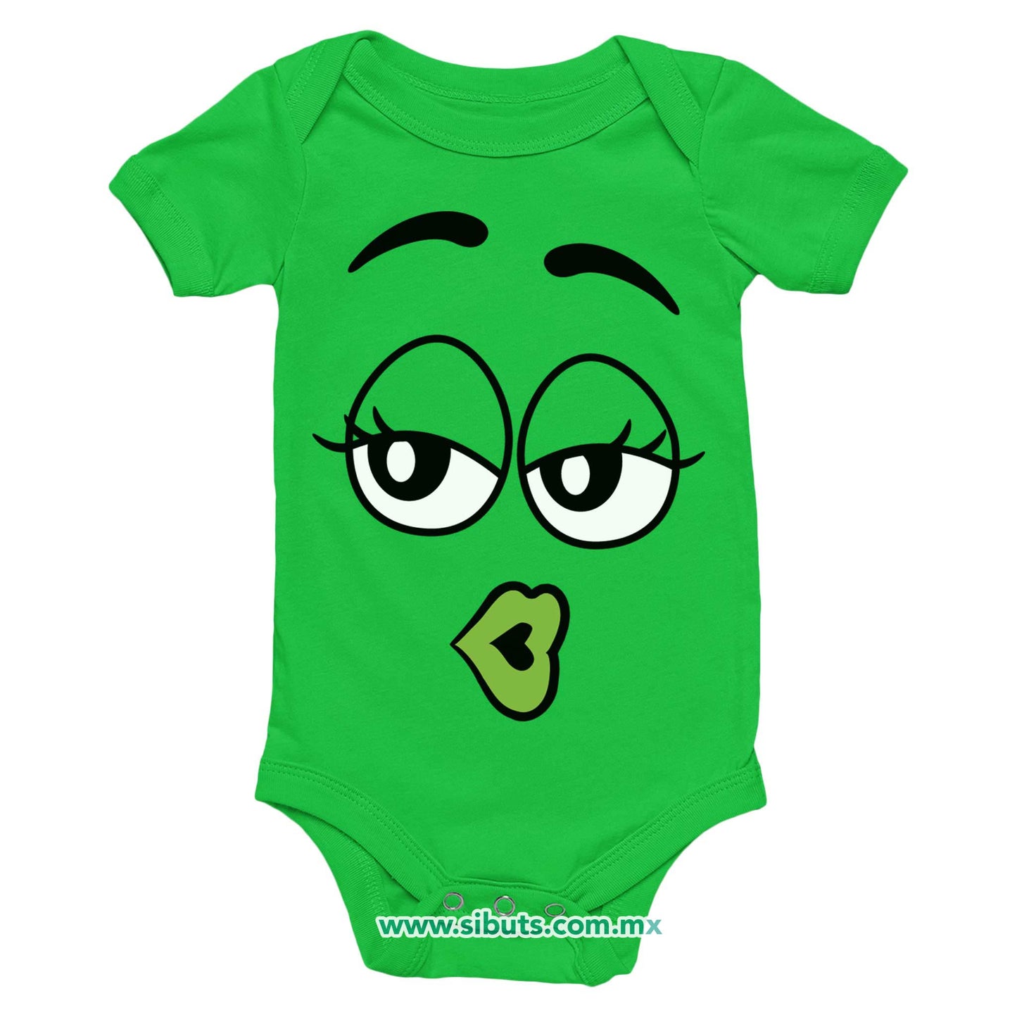 Pañalero Bebé Chocolates M&M Verde