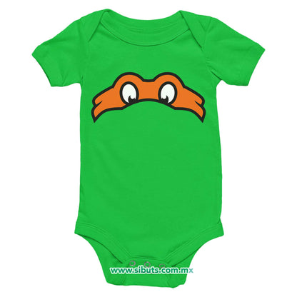 Pañalero Bebé Antifaz Tortuga Ninja Miguel Angel