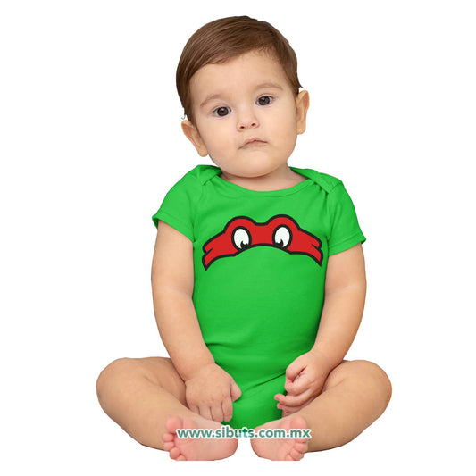 Pañalero Bebé Antifaz Tortuga Ninja Rafael