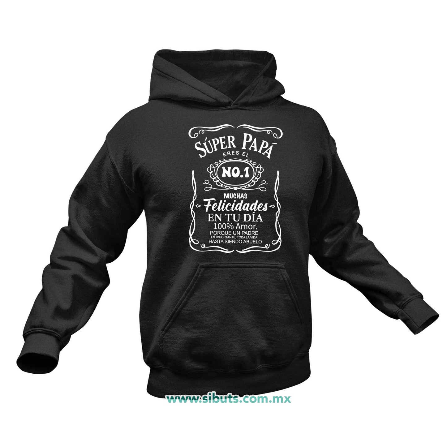 Sudadera Hombre Gorro Papá Número 1