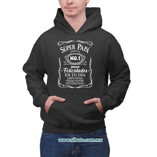 Sudadera Hombre Gorro Papá Número 1