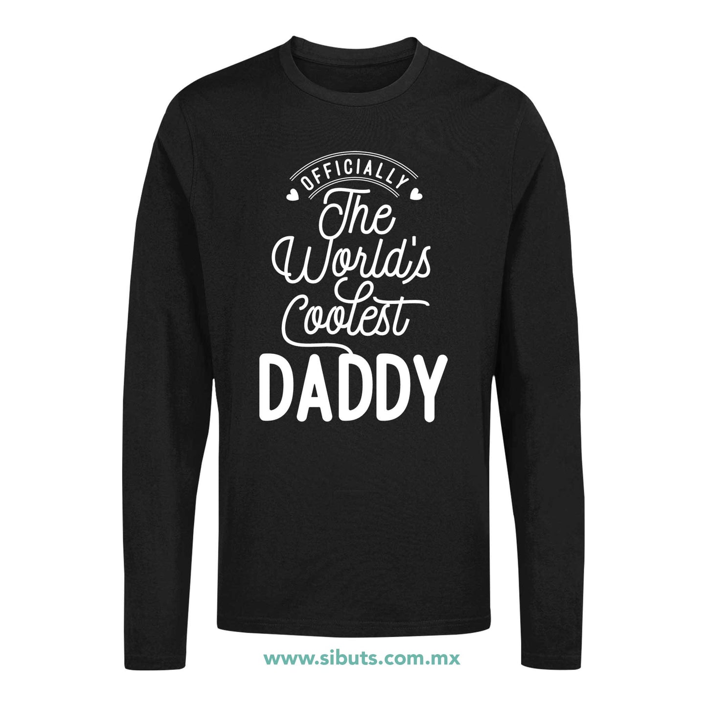 Playera Hombre Manga Larga El Papá Más Cool Del Mundo