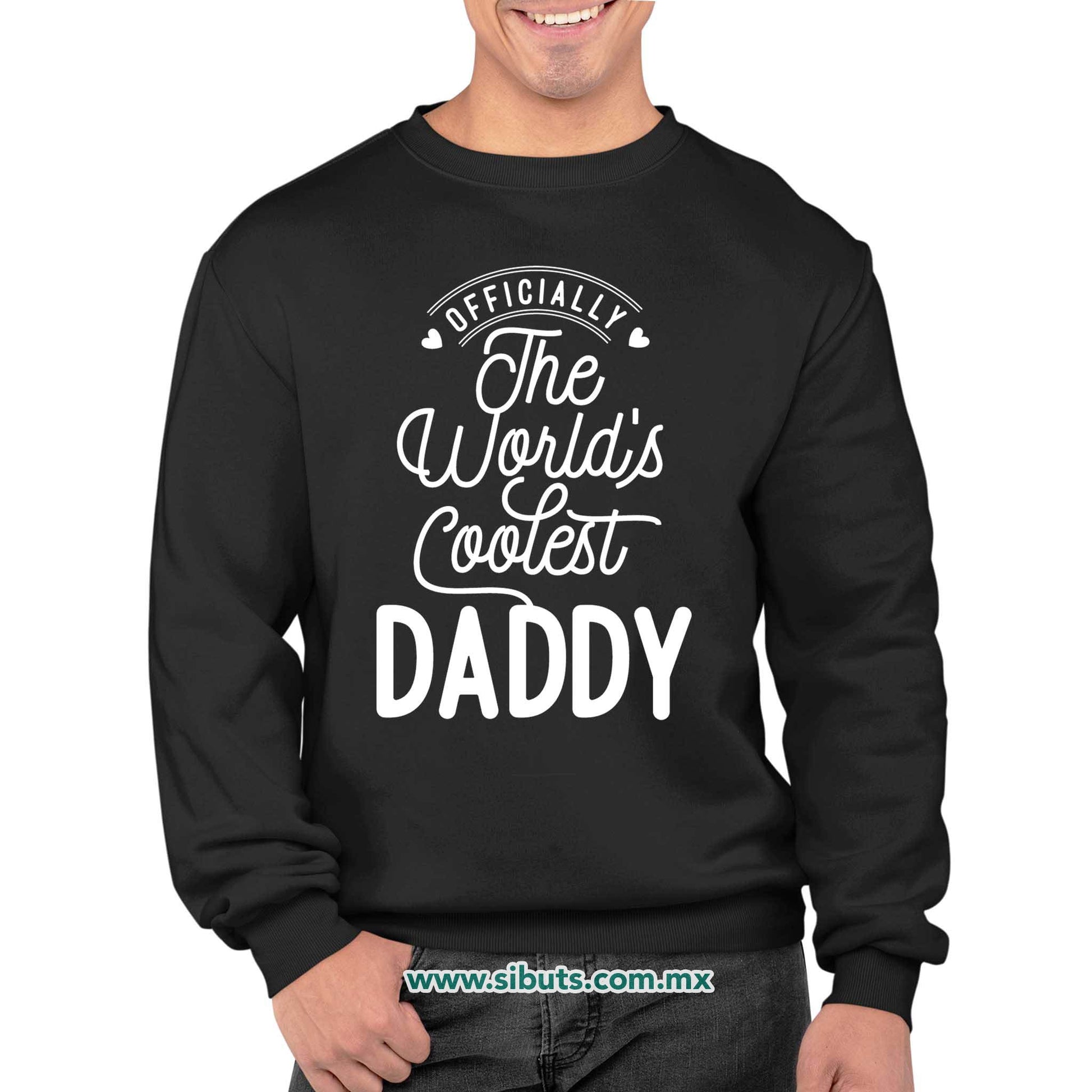 Sudadera Hombre Cuello Redondo El Papá Más Cool Del Mundo