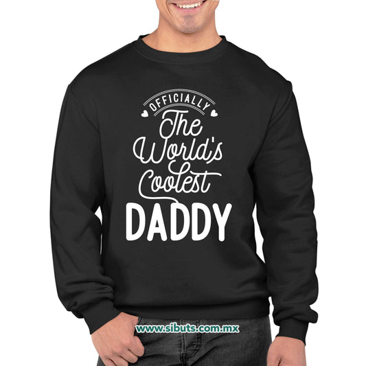 Sudadera Hombre Cuello Redondo El Papá Más Cool Del Mundo