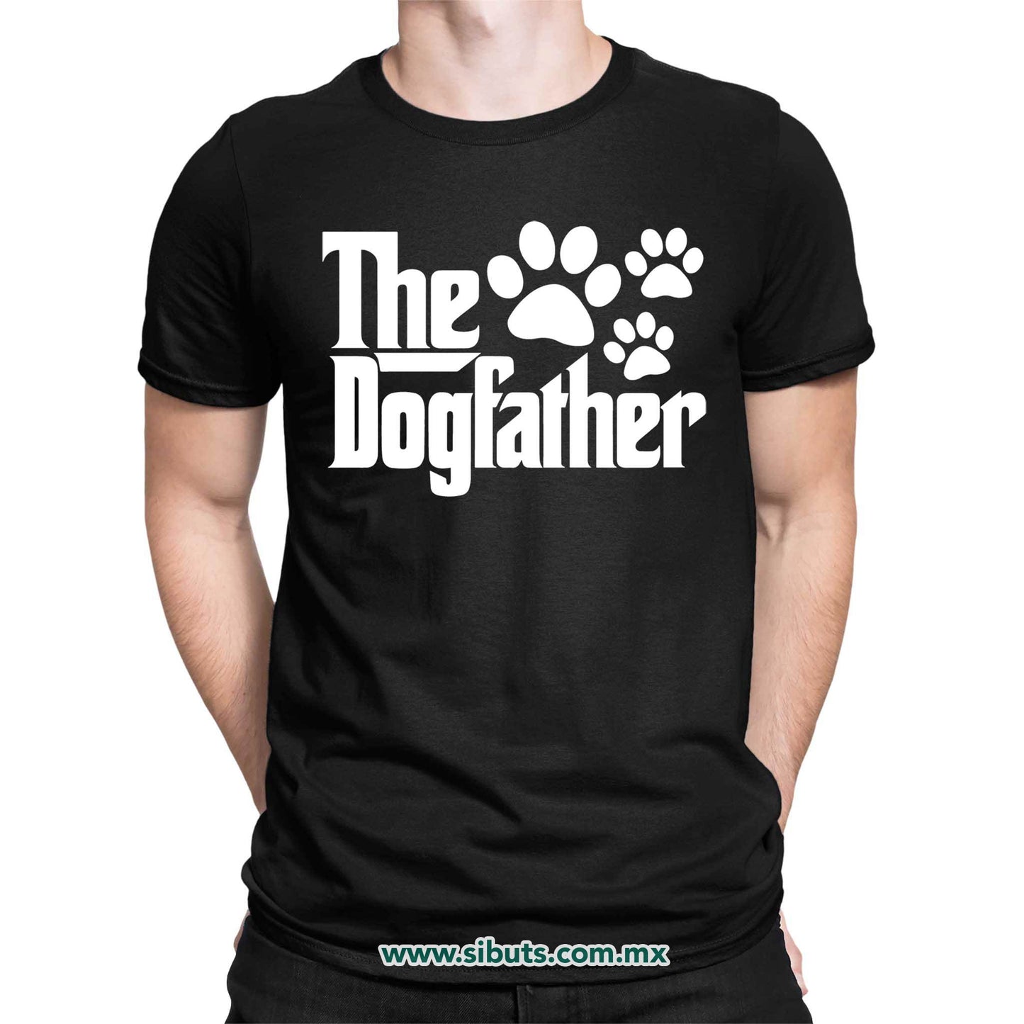 Playera Hombre Papá The Dogfather