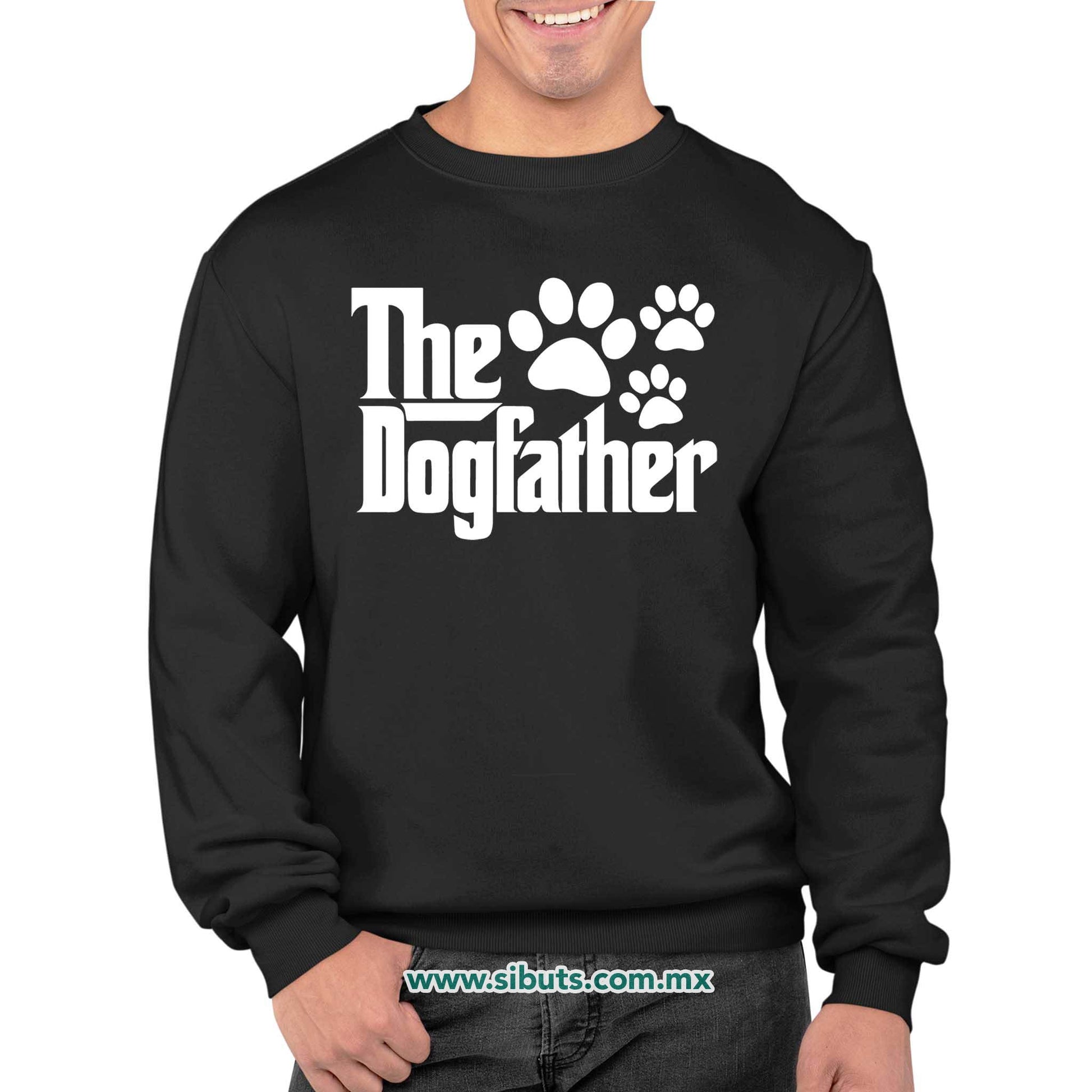 Sudadera Hombre Cuello Redondo Papá The Dogfather