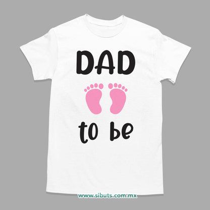 Playera Hombre Sex Reveal Dad To Be Niña