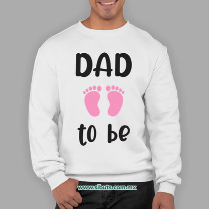 Sudadera Hombre Cuello Redondo Sex Reveal Dad To Be Niña