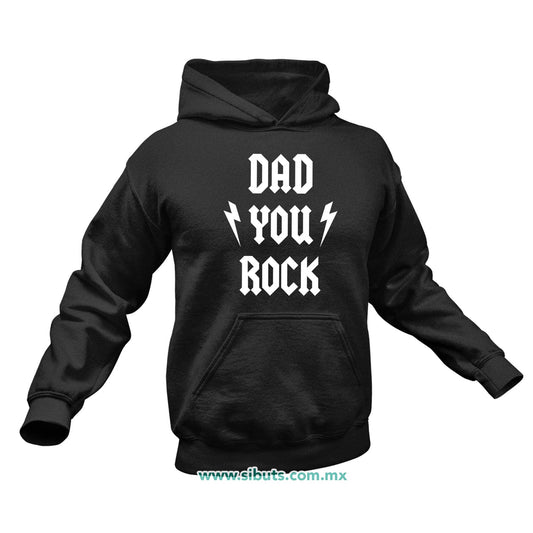 Sudadera Hombre Gorro Papá Rockero Dad You Rock