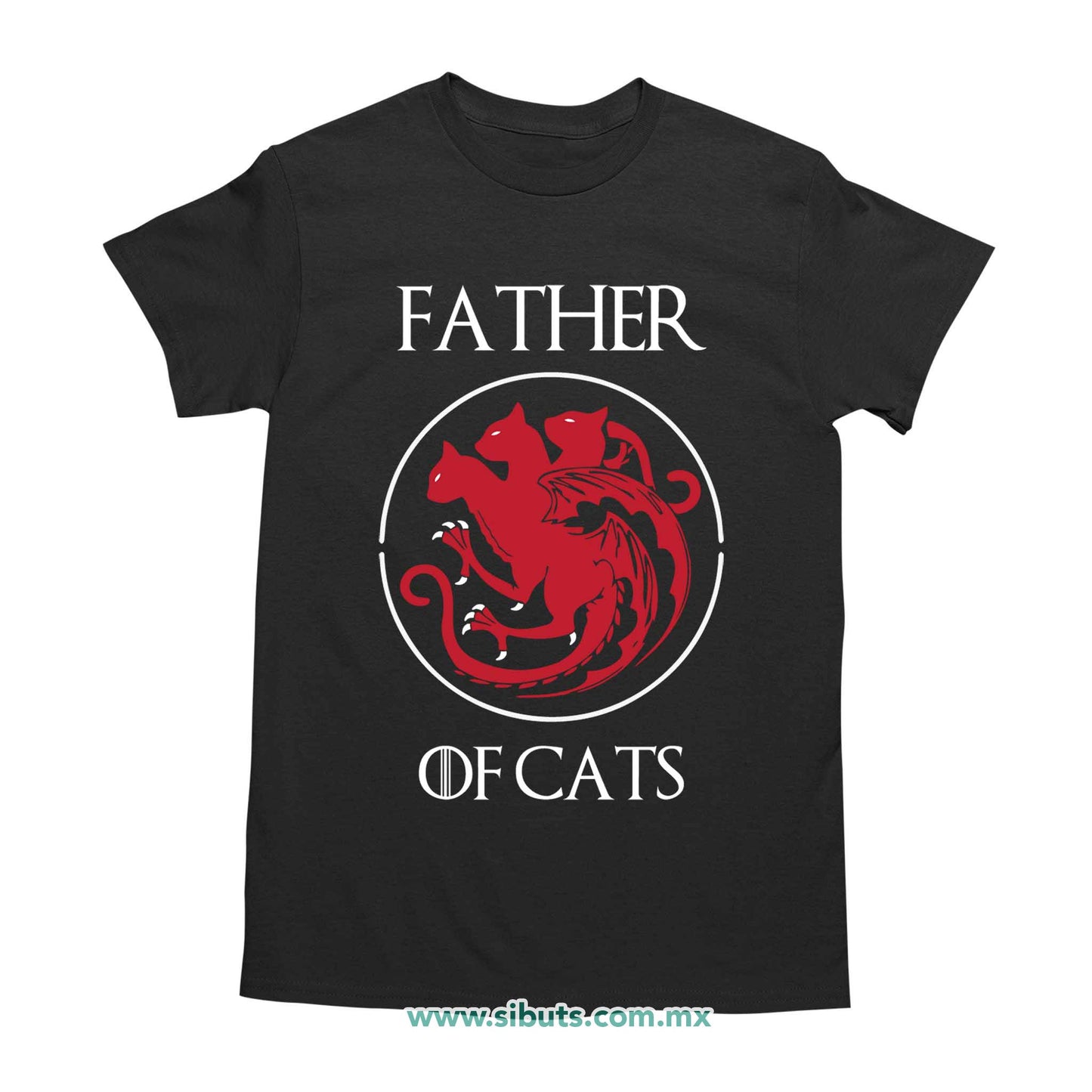 Playera Hombre Papá Father Of Cats Game Of Thrones
