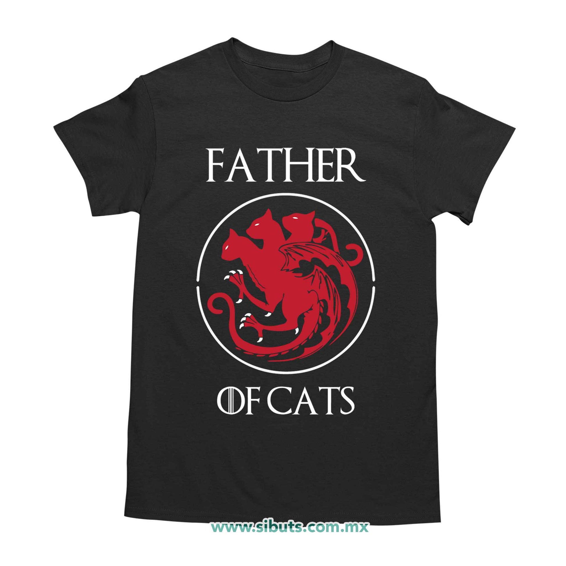 Playera Hombre Papá Father Of Cats Game Of Thrones