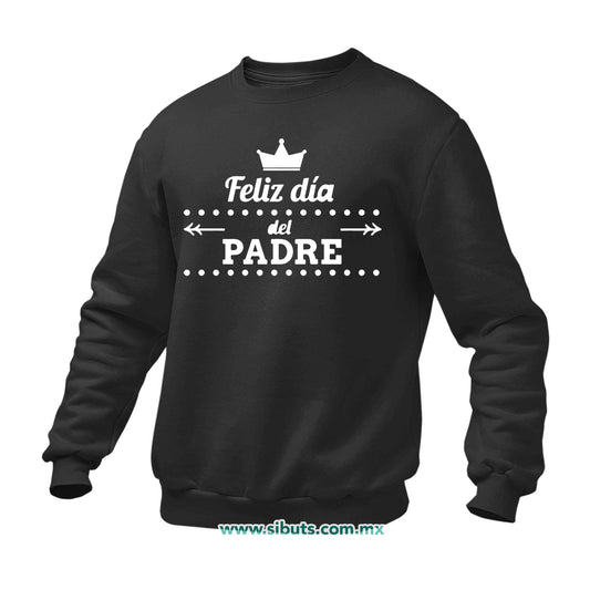 Sudadera Hombre Cuello Redondo Papá Feliz Día