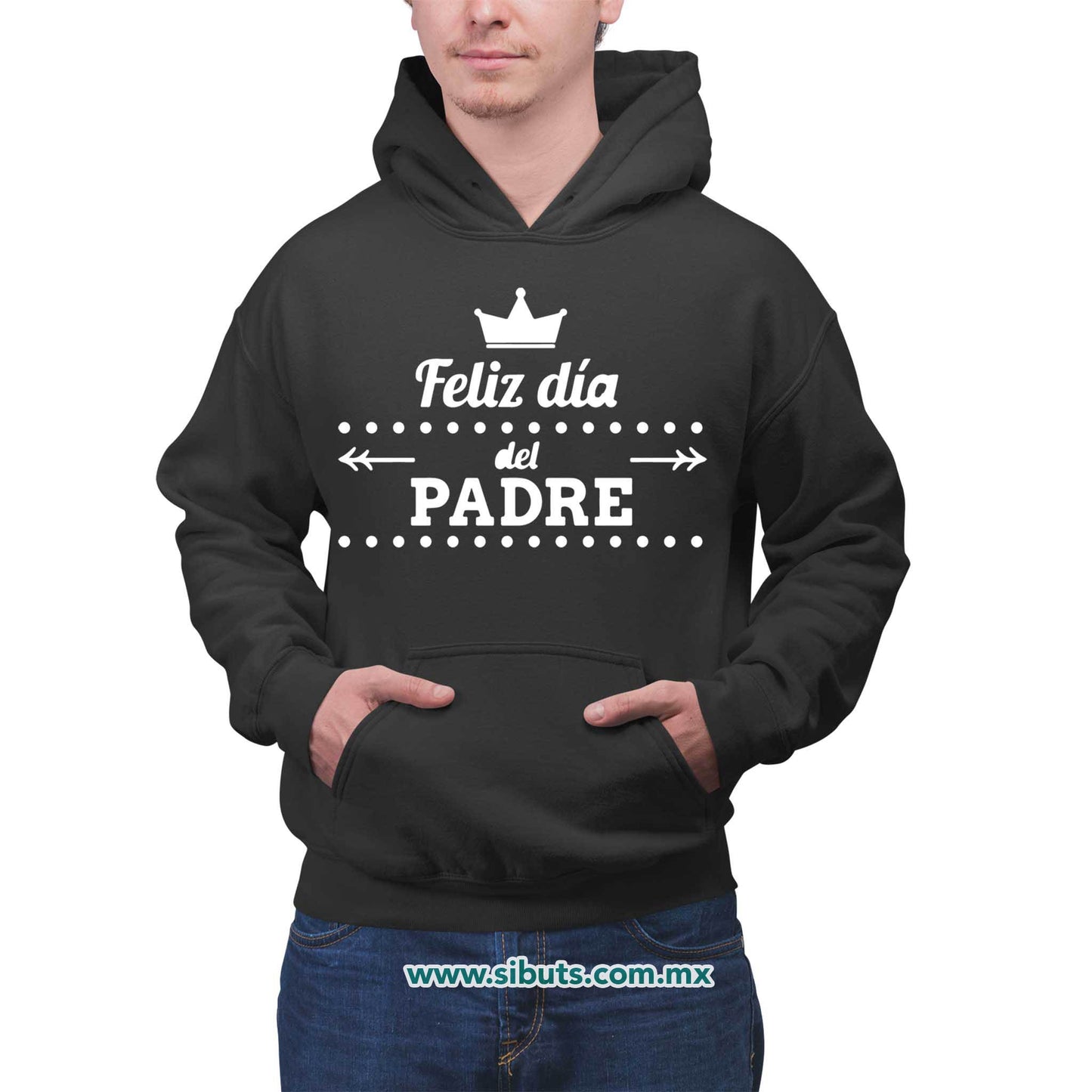 Sudadera Hombre Gorro Papá Feliz Día