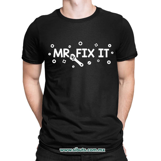 Playera Hombre Papá Mr Fix It