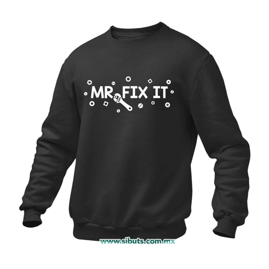 Sudadera Hombre Cuello Redondo Papá Mr Fix It