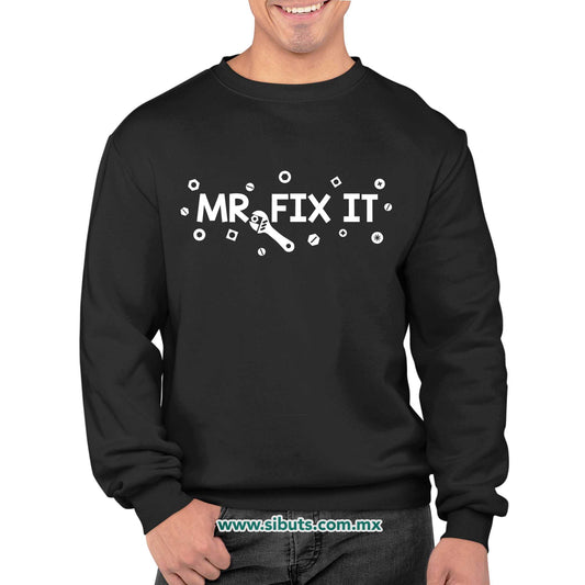 Sudadera Hombre Cuello Redondo Papá Mr Fix It