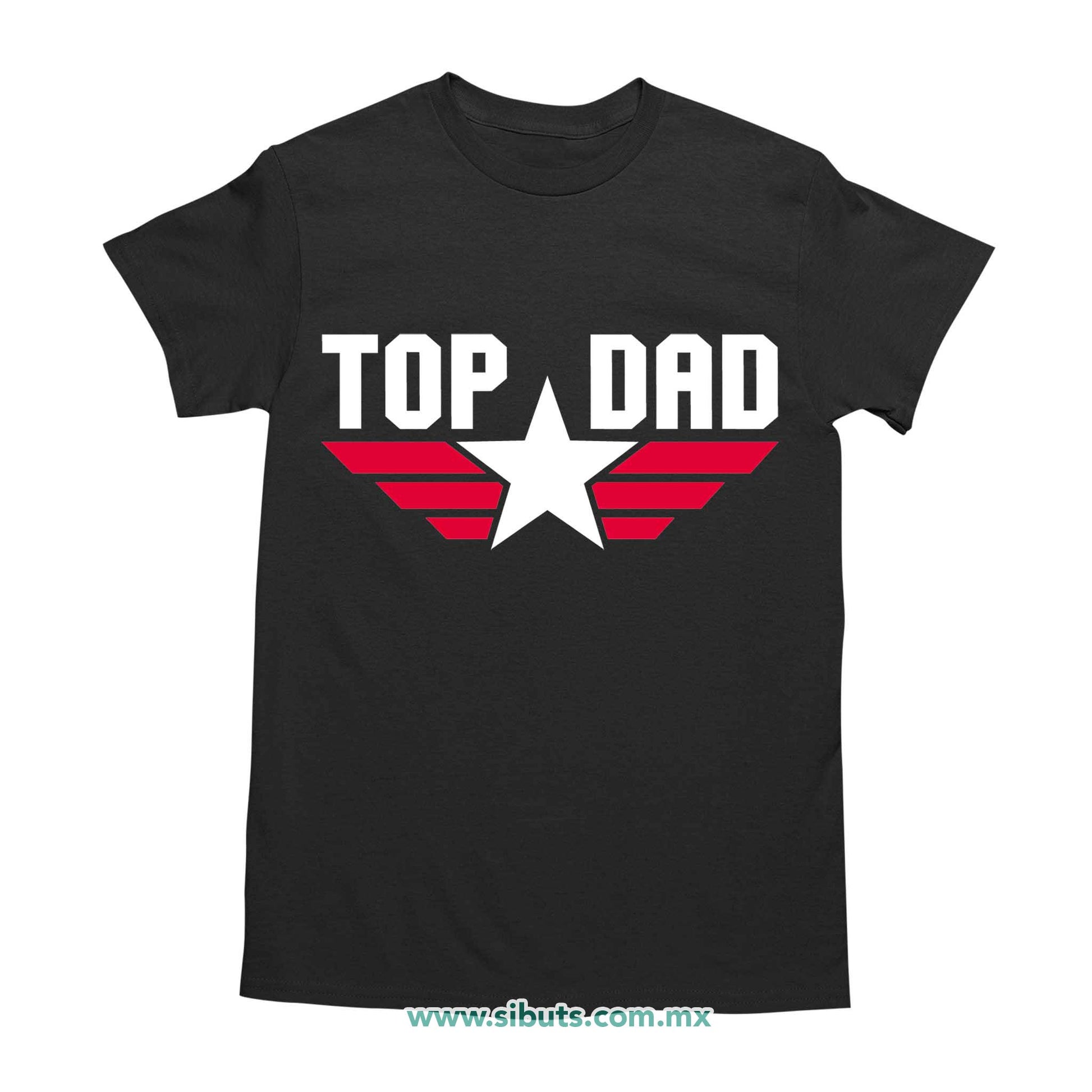 Playera Hombre Papá Top Dad Top Gun