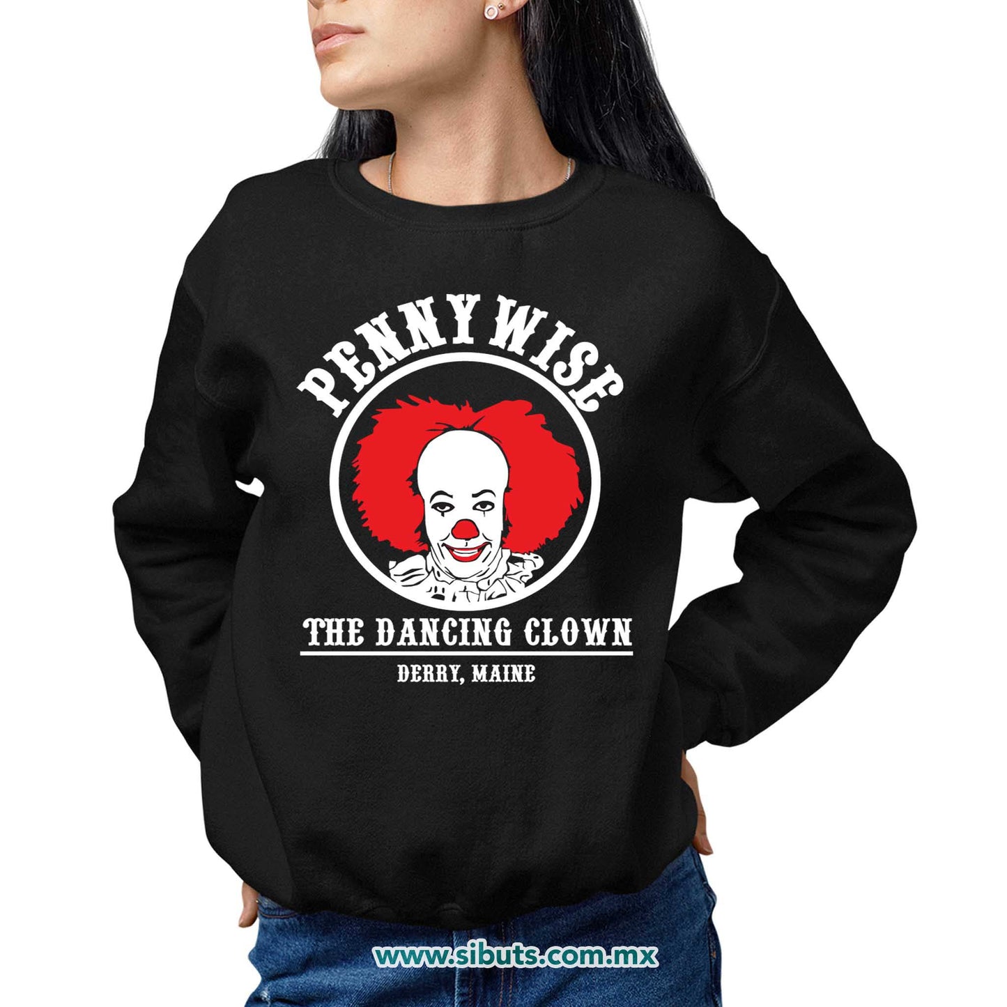 Sudadera Mujer Cuello Redondo It Eso Pennywise